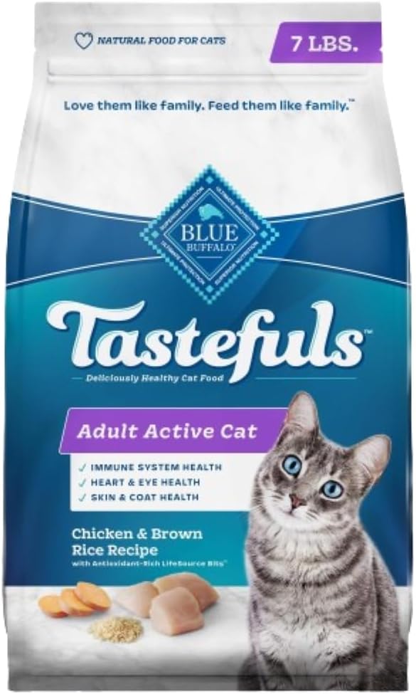 Blue Buffalo Tastefuls Chicken Brown Rice Cat Food
