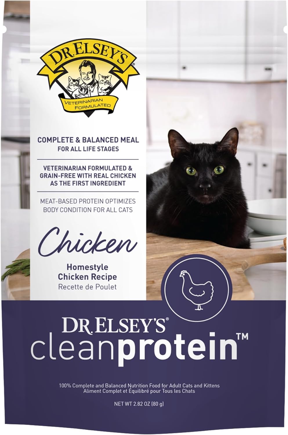 Dr. Elsey's Clean Protein Chicken Cat Food Pouches