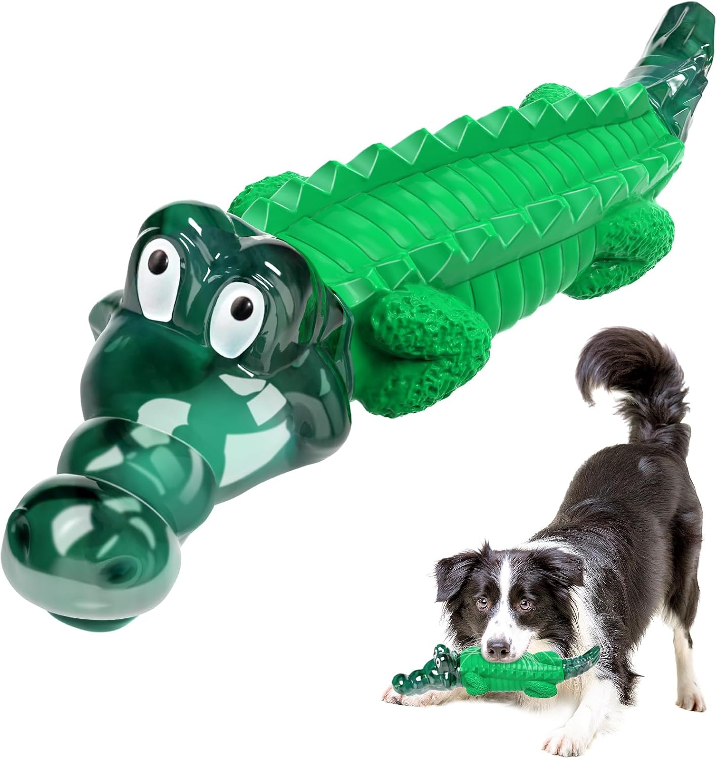 Dog Chew Toy for Aggressive Chewers – Crocodile Design