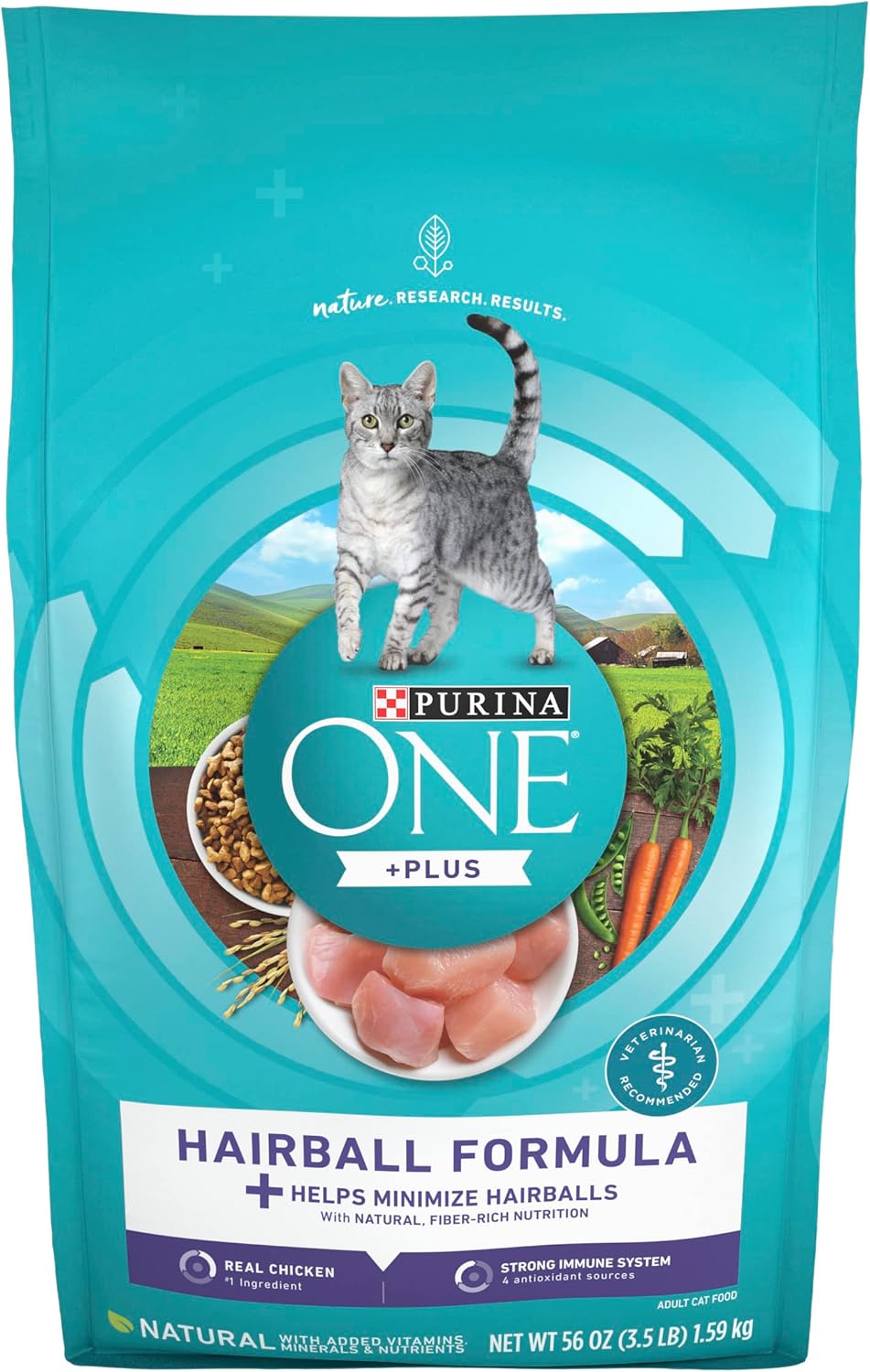 Purina ONE Hairball Control Natural Chicken Cat Food