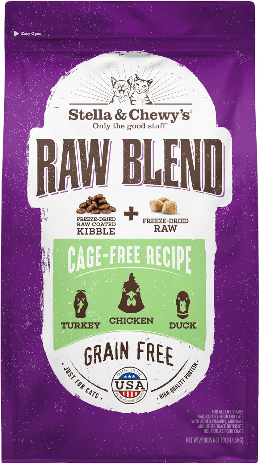 Stella and Chewy's Raw Blend Grain-Free Poultry Cat Food