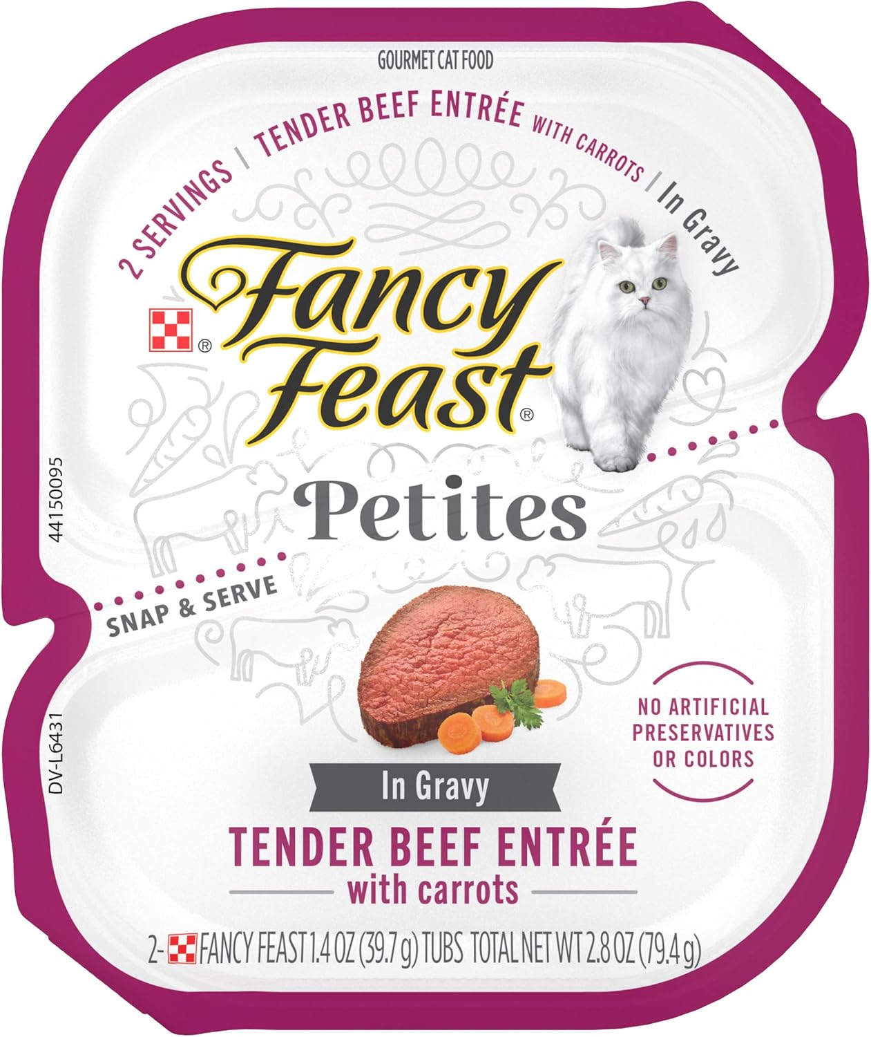 Purina Fancy Feast Petites Beef with Carrots Wet Cat Food
