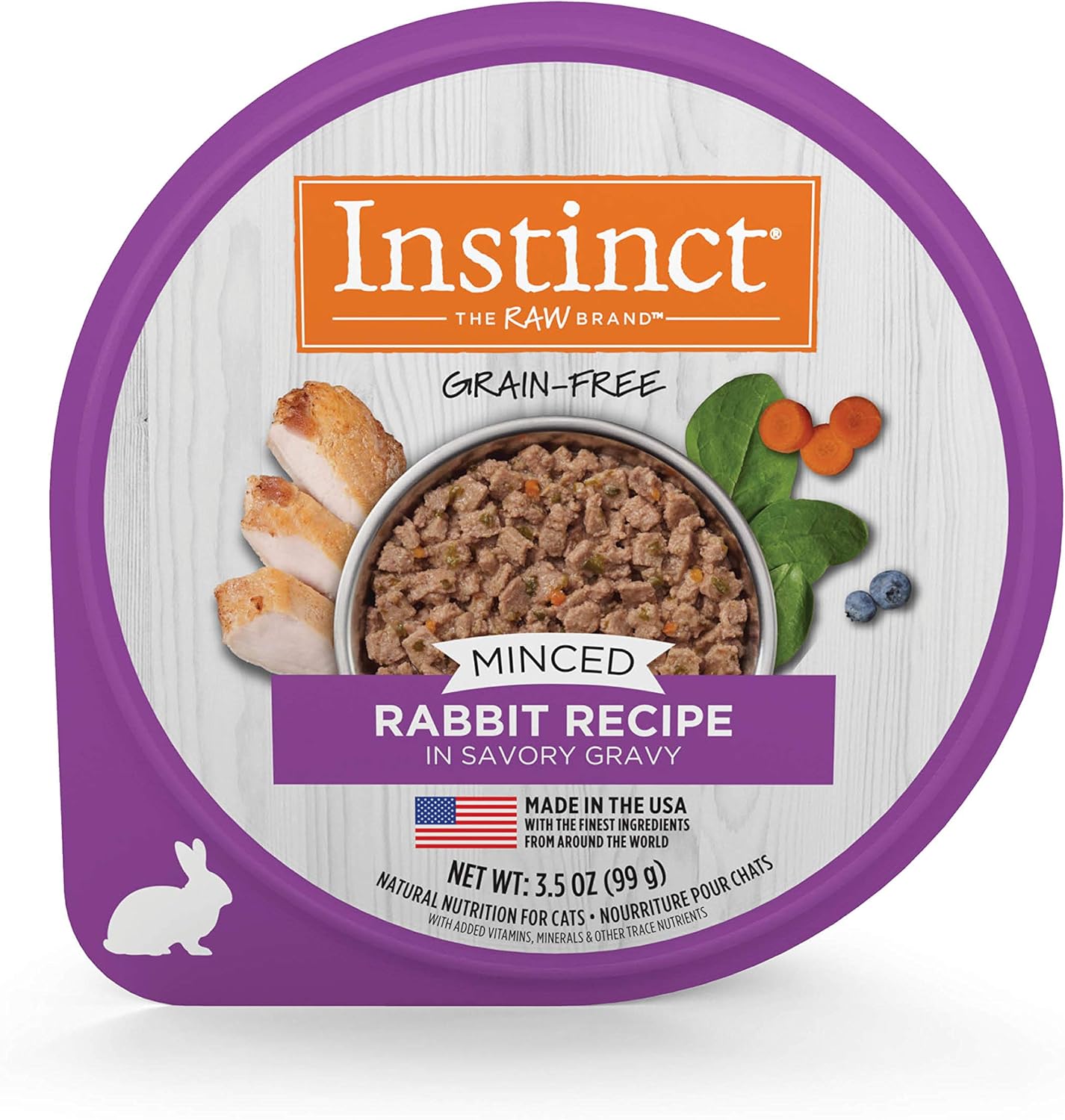 Instinct Original Rabbit Wet Cat Food Pack of 12