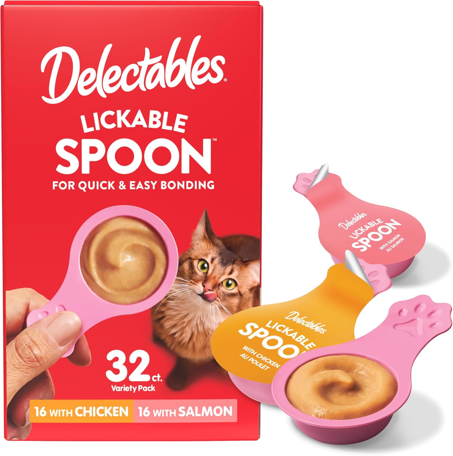 Hartz Delectables Lickable Cat Treats Variety 32-Pack