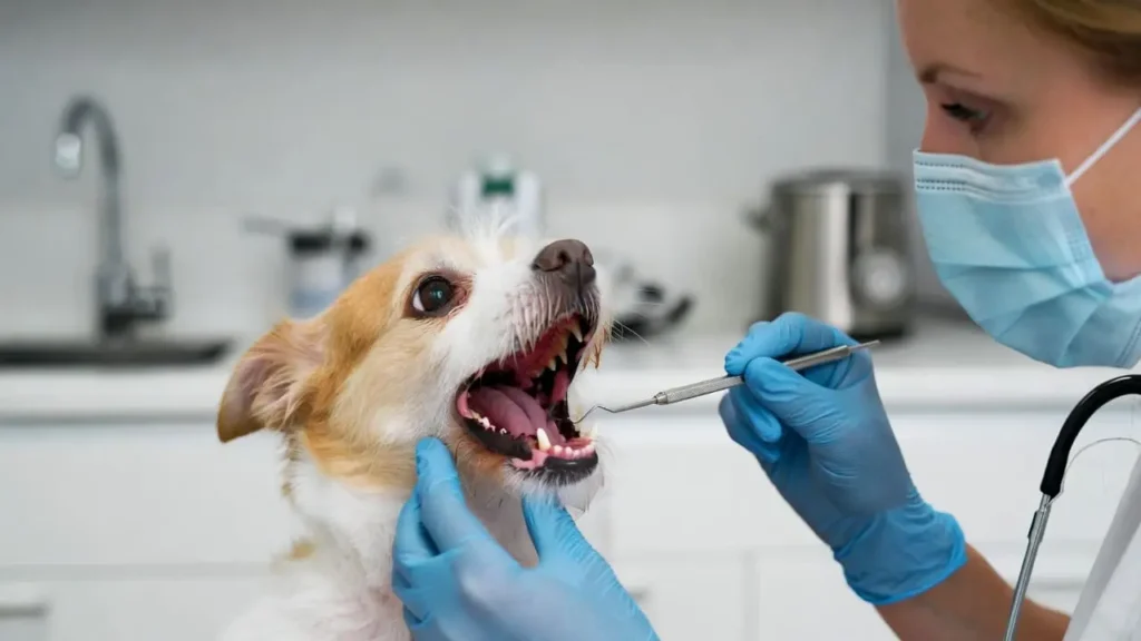 Senior dog dental checkup covered by top-rated pet insurance for older dogs 2026