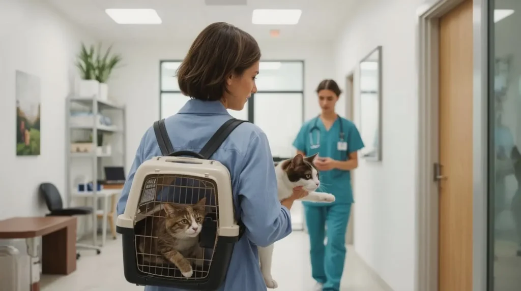 “First Time Cat Owner Guide: Taking a cat to vet for checkup and vaccinations