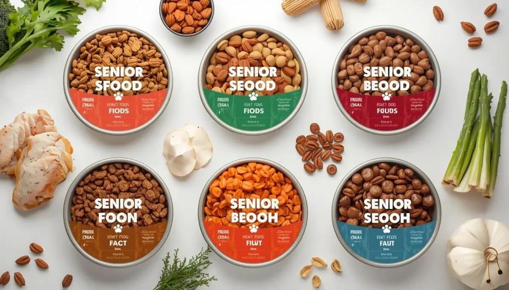 vet recommended dog food for senior dogs in USA