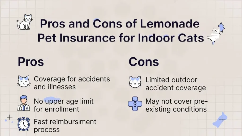 Pros and Cons of Lemonade pet insurance for indoor cats – is Lemonade pet insurance worth it for indoor cats?