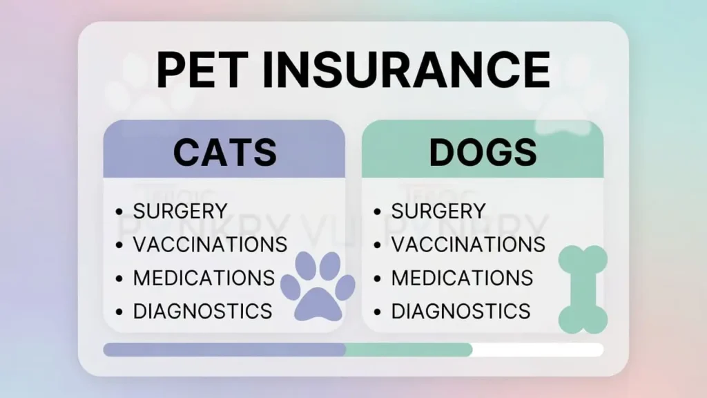 “Pumpkin Pet Insurance Review 2026 claims process graphic with dog and cat”