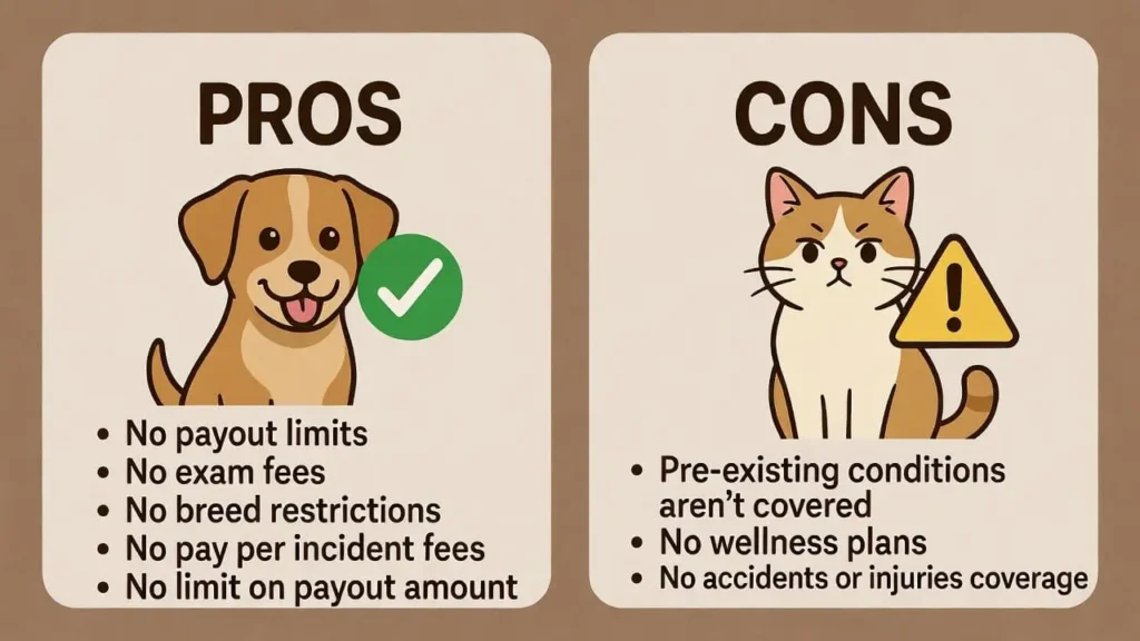 Pumpkin Pet Insurance Review 2026 pros and cons illustration for pets”