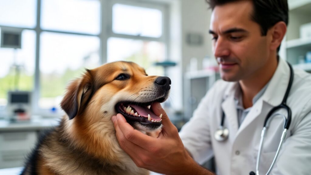 Pumpkin Pet Insurance Covers Pre Existing Conditions – happy dog with vet examining health