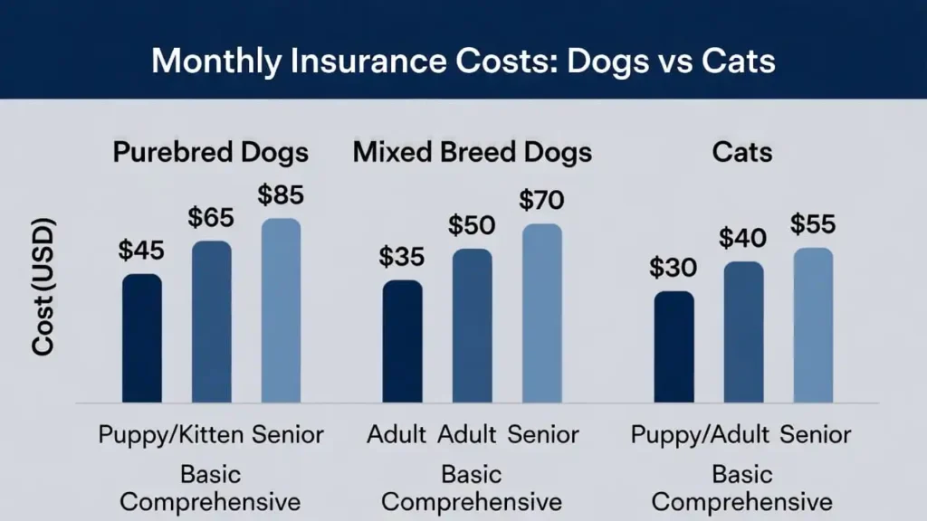 Best Pet Insurance Calculator US 2026 showing dog and cat premium estimation options