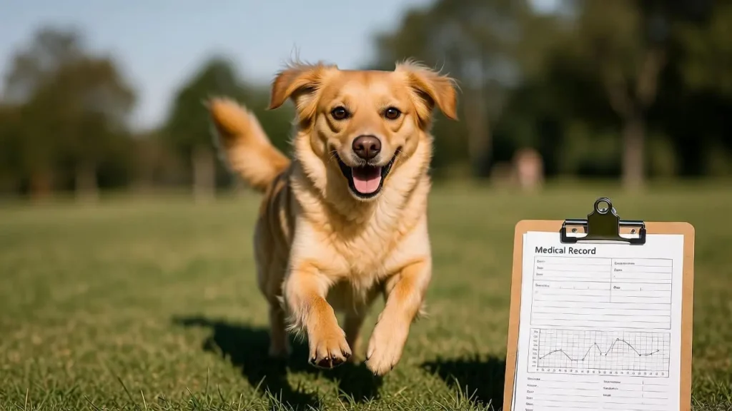 Choose a Pet Insurance Policy That Really Helps - A happy dog with its owner reviewing insurance papers
