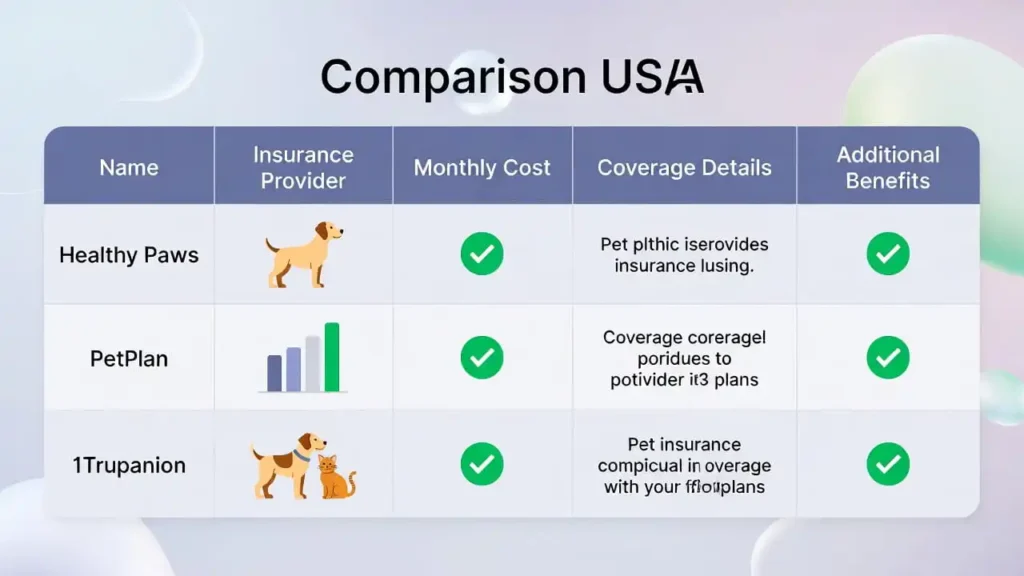 “Complete Guide to Pet Insurance in the USA – infographic comparing pet insurance plans for dogs and cats”